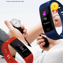 Bluetooth Smart band Hear Rate Монитор артериального давления SmartBand цветной экран для женщин и мужчин Спорт Фитнес следящий шагомер браслет