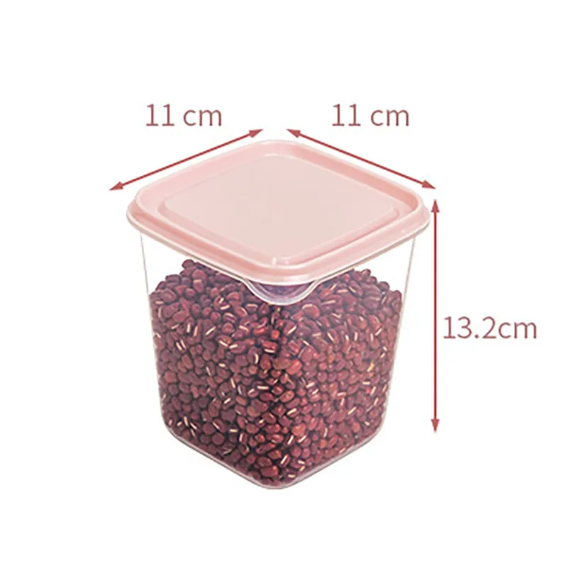 1 set of 17 PCS Kitchen Storage Box Sealing Food Preservation Plastic Fresh Pot Container Storage Boxes #3m18 (6)
