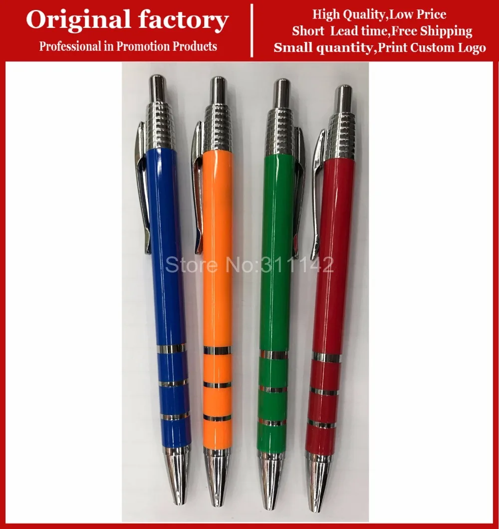 Caneta com Logotipo Nova Moda Personalizado Livre Esferográfica Canetas Amostra Tinta Caneta Fabricantes 2 Material escolar e de escritório
