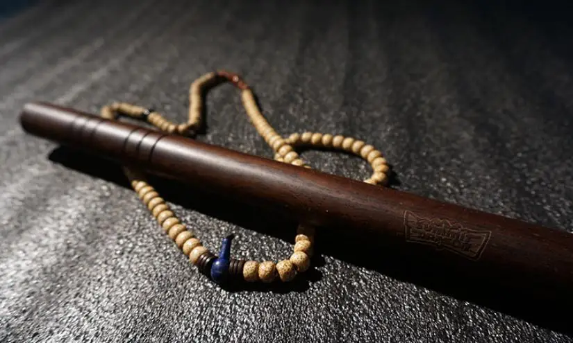 Эбеновые Escrima палочки из твердой древесины кунг-фу ушу палочки Бо персонал(продается как пара