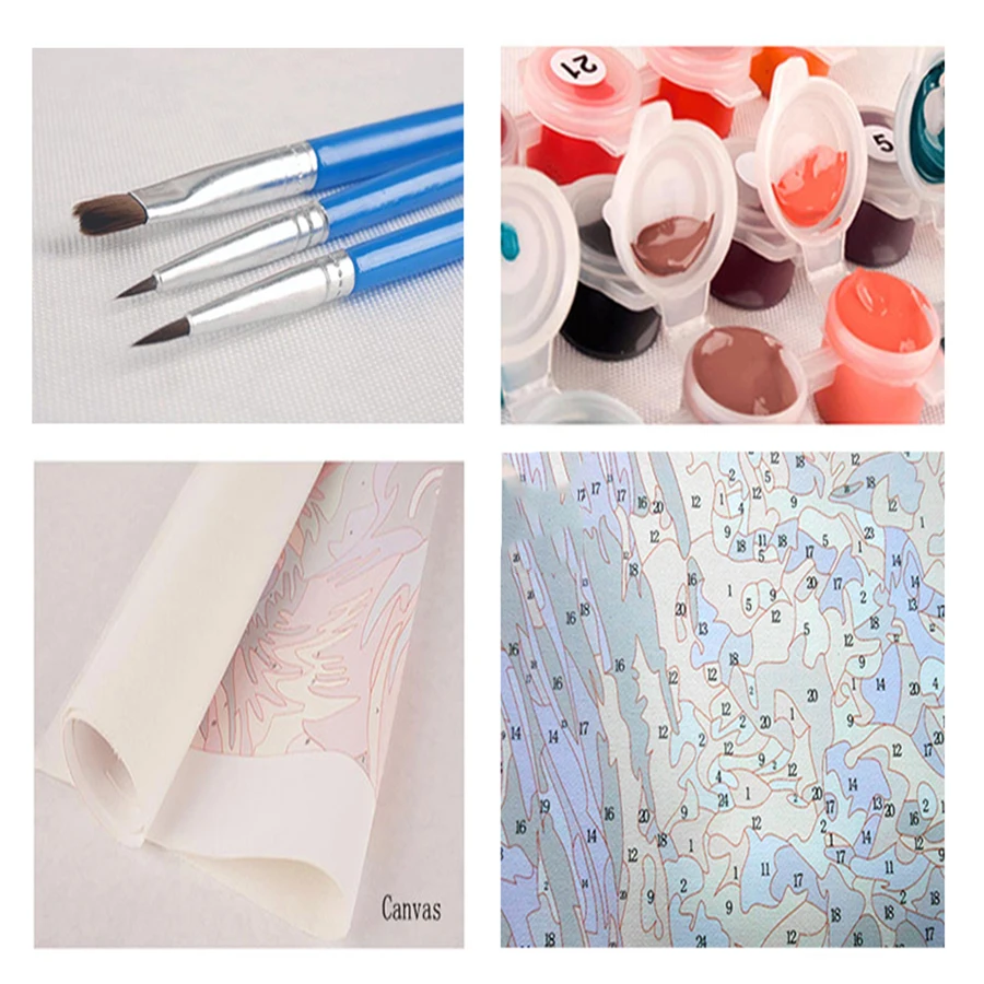 Colorful-Cow-abstract-painting-by-numbers-animals-on-canvas-drawing-for-coloring-by-numbers-with-paint