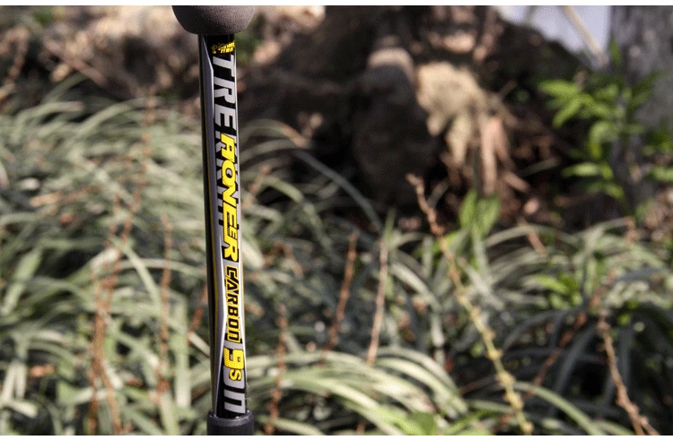 Pioneiro de Escalada ao ar Vara de Fibra de Carbono de Alumínio Livre Telescópio Vara Caminhada Nórdica Trekking Pólo Andando Frete Grátis 185g 9 Esporte e Lazer