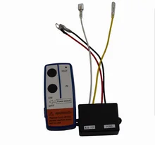 Free Shipping 12V Electric Winch Wireless Remote Control & Receiver Kit For Car Truck ATV 3000lb heavy duty recovery electric atv utv rope cable winch wireless remote truck boat trailer lifting sling dc 12v