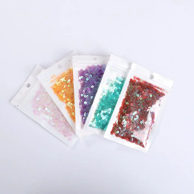 Assorted Flat Round PVC Sequins for Crafting and Decoration
