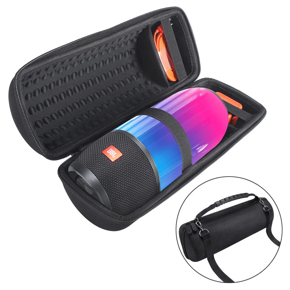 Difícil para Pulso Bolsa para Pulse3 2018 Nova pu Caso Eva Jbl 3 Falante Carry Storage Case Bluetooth Speaker Jbl s com Cinto