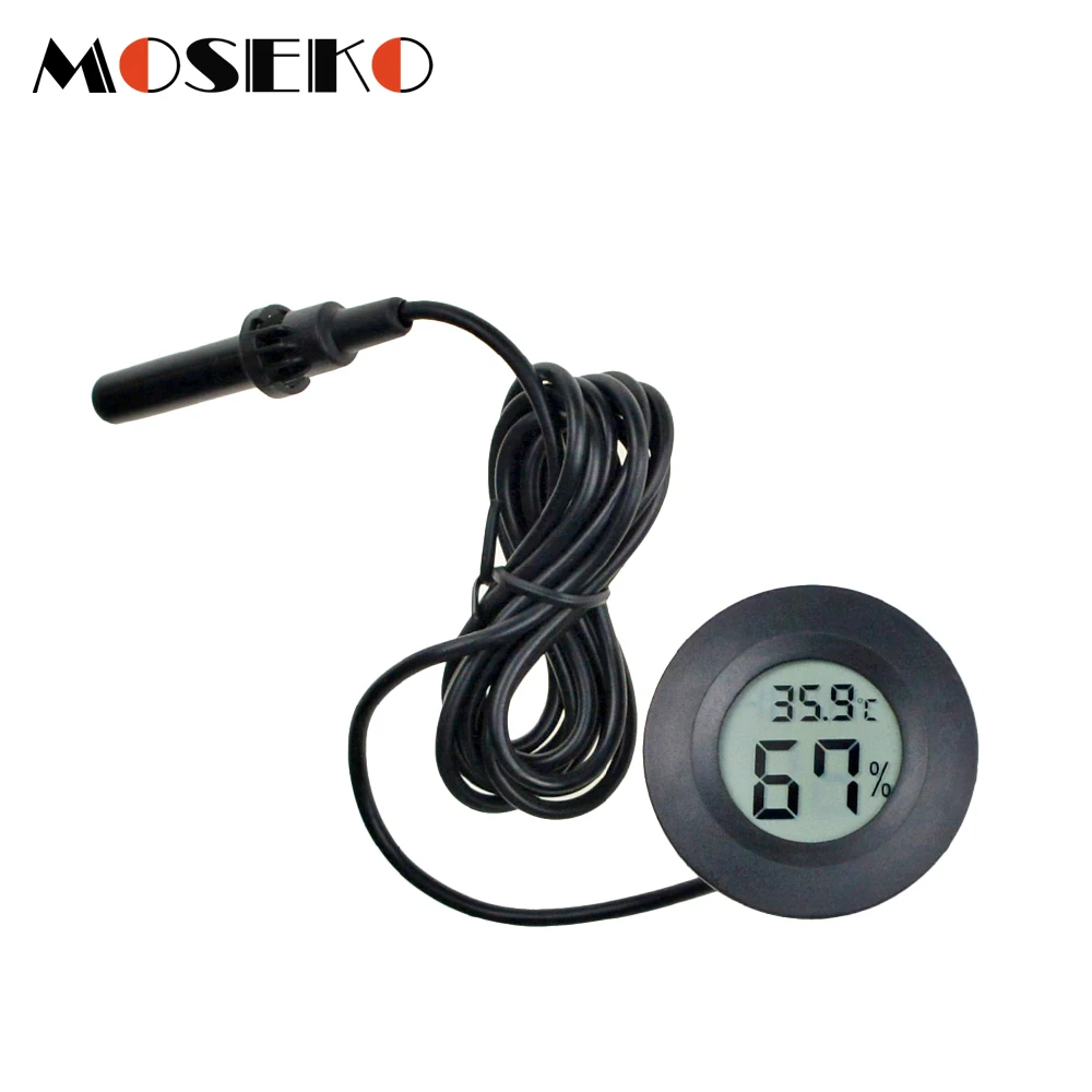 

Mini Digital Temperature Humidity Controller LCD Pool Fridge Pet Thermometer Sensor Hygrometer Meter Indoor Weather Station