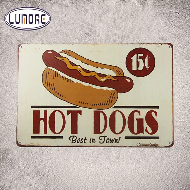 hot dog signs hot dog signs