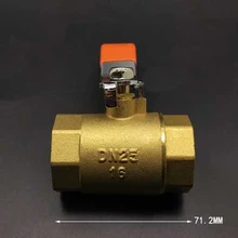 DN25 " BSP женских проектов латунный шаровой клапан воды газа с ручкой для товары для дома