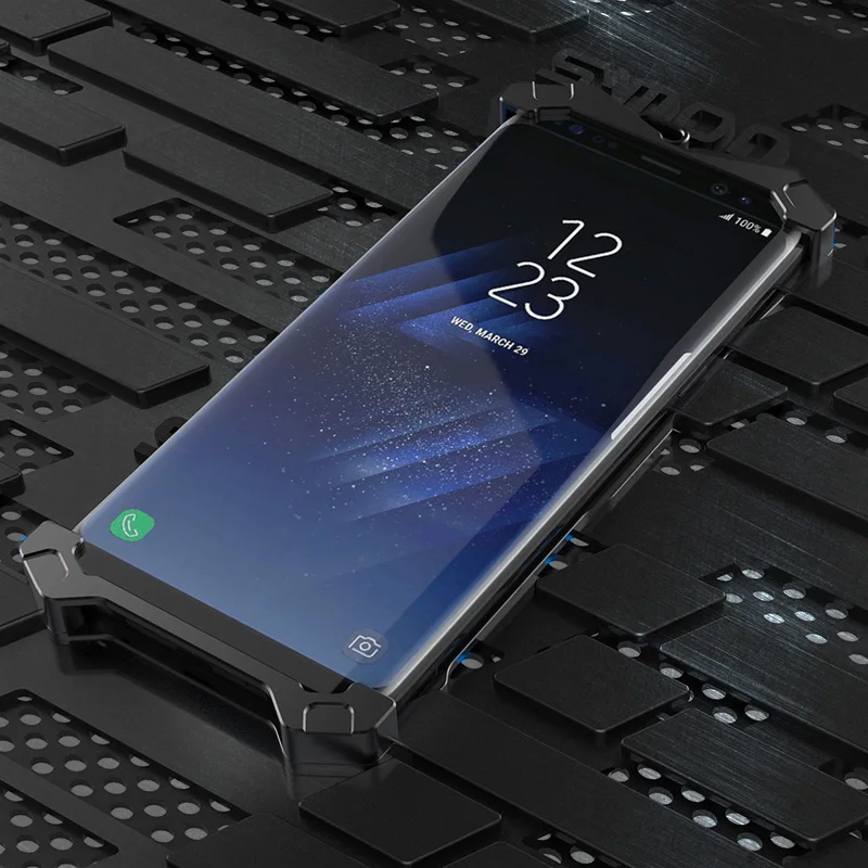 Чехол Zimon Armor II для SAMSUNG Galaxy S8 Plus S8+ Тяжелая металлическая Броня из углеродного волокна с ЧПУ анодированный алюминиевый панковский чехол для улицы