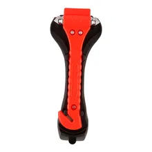 Красный и черный молоток безопасности автомобиля спасательный аварийный молоток ремень безопасности резак окна стекло Выключатель ручной инструмент Красный молоток