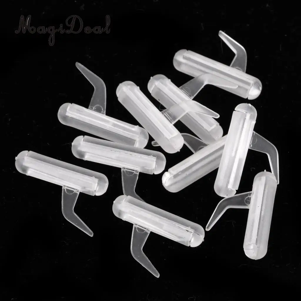 10pcs Relay Bait Clips Sea Fishing Rig Trace Clips Carp Terminal Tackle Accessory