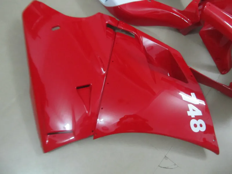 Комплект обтекателей DUCATI Mold для 748 996 998 03 04 05 916 2003 2005 красные белые Обтекатели + 7