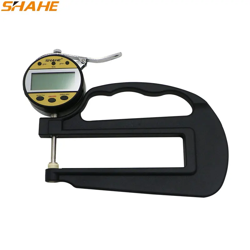 SHAHE 0.01mm 25mm digital thickness gauge metal thickness measurement