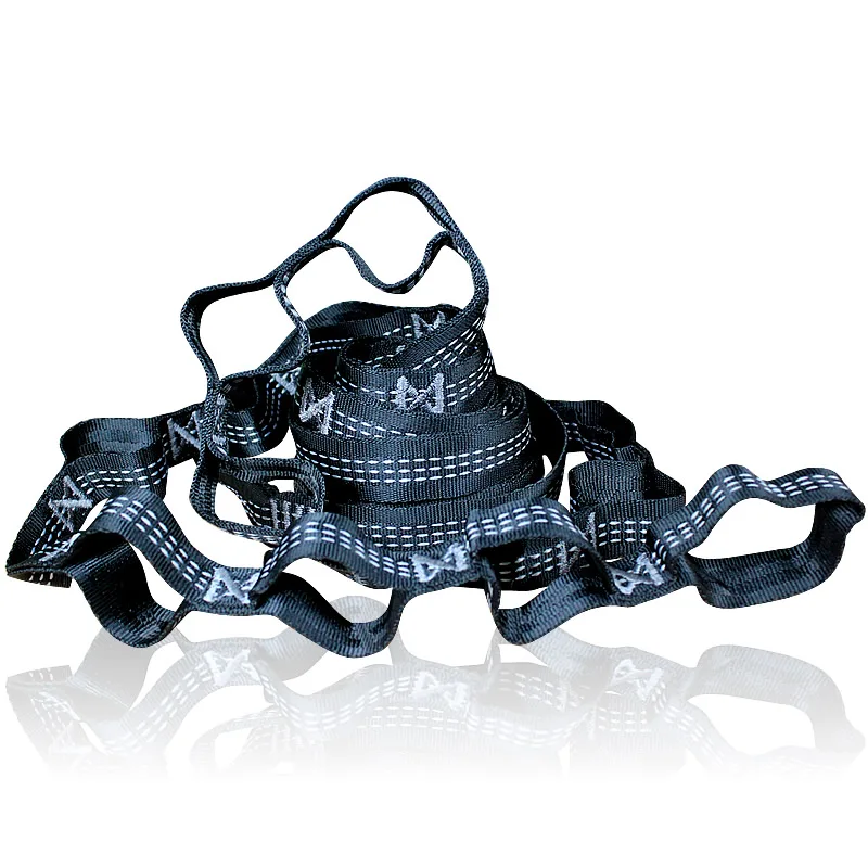 Черные ремни для гамака X-style, 2 шт., супер прочный ремень для гамака, Hamac Hamak, для путешествий, портативная подвесная веревка для дерева, 2000 кг