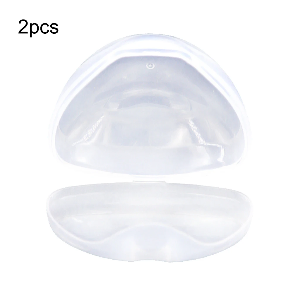 

2 Pcs Pacifier Case Box Nipple Case Holder Dustproof Pacifier Storage Box for baby dropshiping