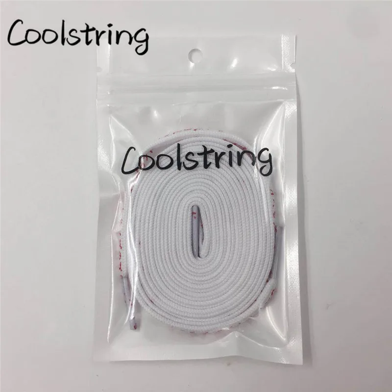 Стильные Плоские шнурки Coolstring премиум класса 7 мм с принтом японской катаканы