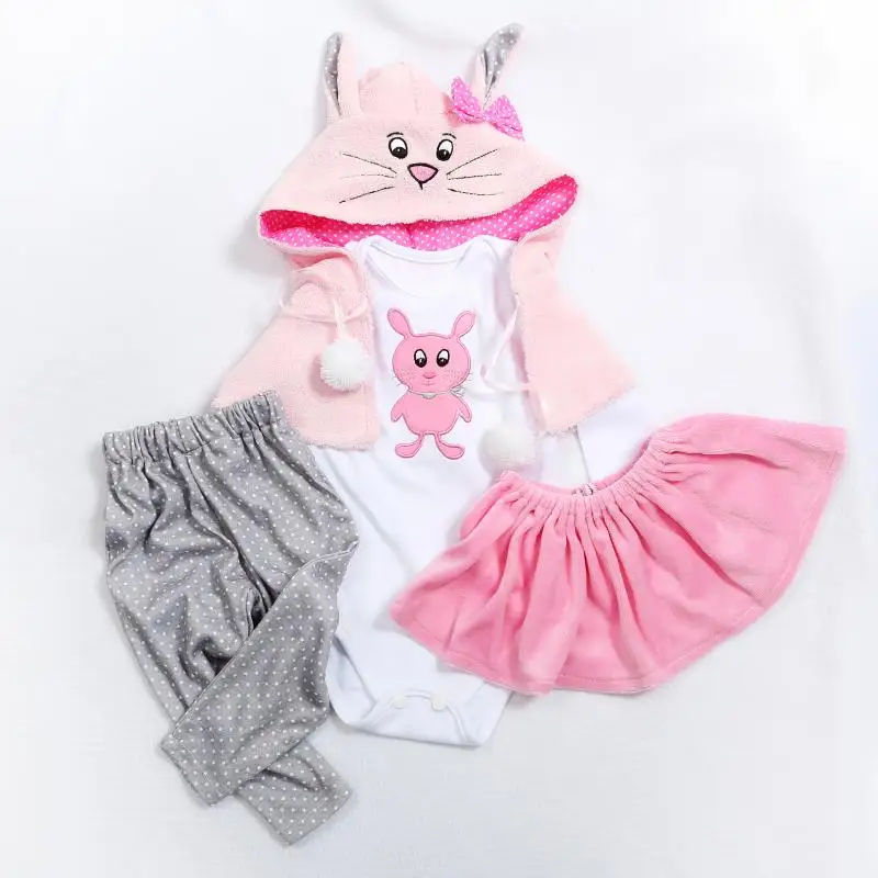 Для NPK Reborn Baby Doll модная одежда Стиль подходит 45-48/55-60 см, силиконовые перерожденные куклы Сделай Сам bebes кукла трансфер до натуралистичные куклы мальчиков, девочек подарок