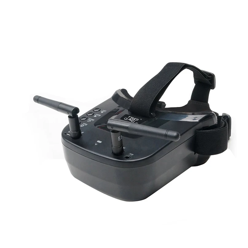 JMT Mini FPV очки 3 дюйма 480X320 дисплей двойная антенна 5 8G 40CH Встроенный 7 В для RC Racing