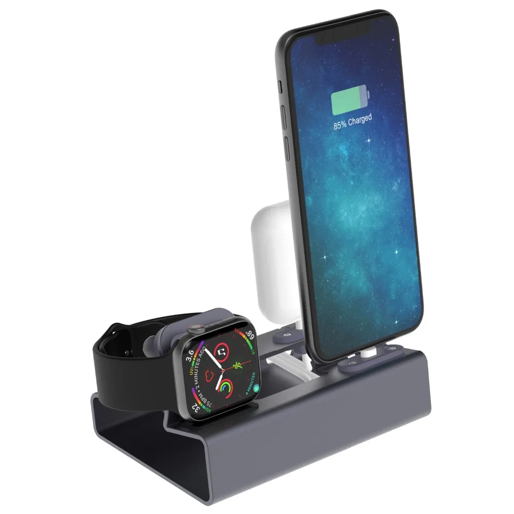 

Charging Dock Station Stand Holder For AirPods IPad Air Mini Apple Watch For iWatch 38 42 40 44mm For iPhone X XR XS MAX 8 7Plus