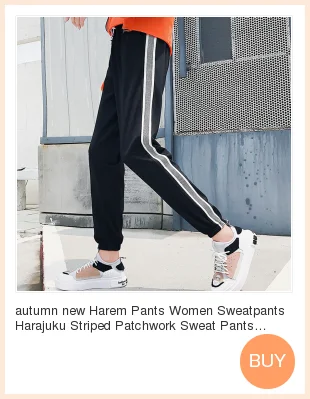 harajuku Letter Printed Women Cargo Pants Hip Hop Streetwear Women's Pants Women Casual Harem Pants Spring black red Sport Pants