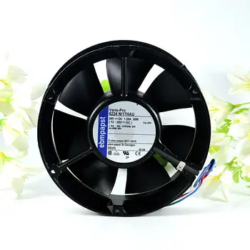 

5pcs/lot For PAPST 6224 N/17HAU 6224N/17HAU DC 24V 1.25A 172x172x51mm Server Round fan
