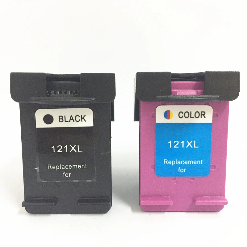 

Vilaxh 2pcs For HP 121 compatible Ink Cartridge Replacement for hp121 121xl Deskjet F2423 F2483 F2493 F4213 F4275 F4283 F4583