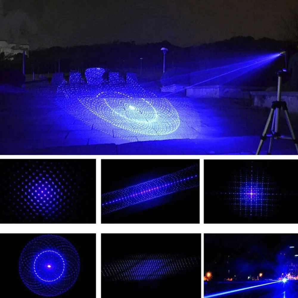 Мощный Охота Lazer Tra'c'ti'ca'l синий лазерные указки 450nm 1.5.w лазерный прицел фонарик горящая спичка/светящиеся сигары/свеча