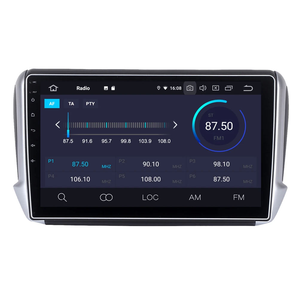 Clearance For Peugeot 208 2008 Android 9.0 Auto Car Radio Stereo GPS Navigation Navi Media Multimedia System PhoneLink 4