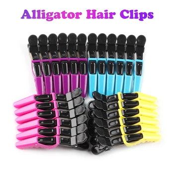 

6pcs Alligator Hair Clip Crocodile Clips Salon Color Cutting Extension Care Tool Bow Hair Clips Styling Tools Hairdressing Tool