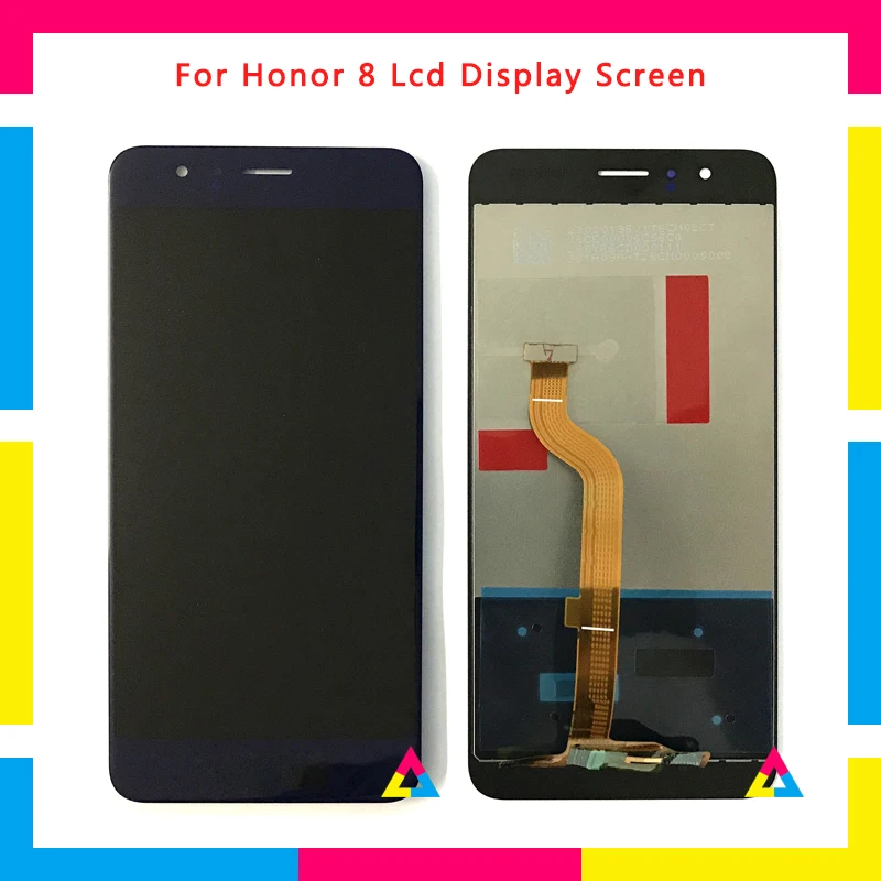 

5pcs/lot LCD Display Screen With Touch Screen Digitizer Assembly For Huawei Honor 8 Black White Gold Replacement Free shipping