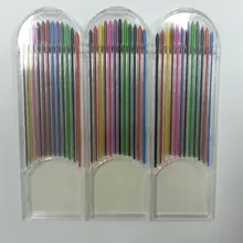 12 цветов/трубка, 2,0 мм, цветной механический карандаш, свинец 2,0 мм, высококачественный полимерный карандаш, заправка