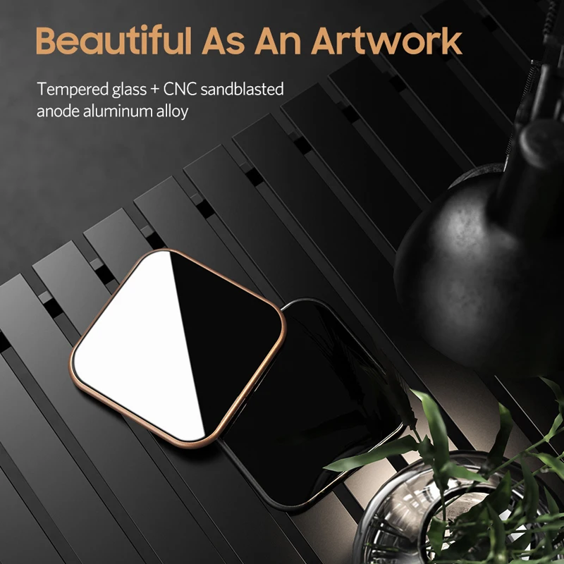 

W05 10W Fast Wireless Charging Benks Qi Wireless Charger For iPhone Xs Max /Xr/ 8/8Plus AirPods Samsung Galaxy S9/S9+/S8/S8+