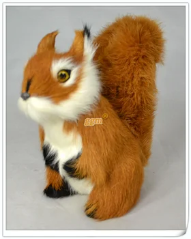 

Simulation animal about 20x20x10cm Squirrel model toy,polyethylene&furs Resin handicraft,props,decoration gift, baby toy d262