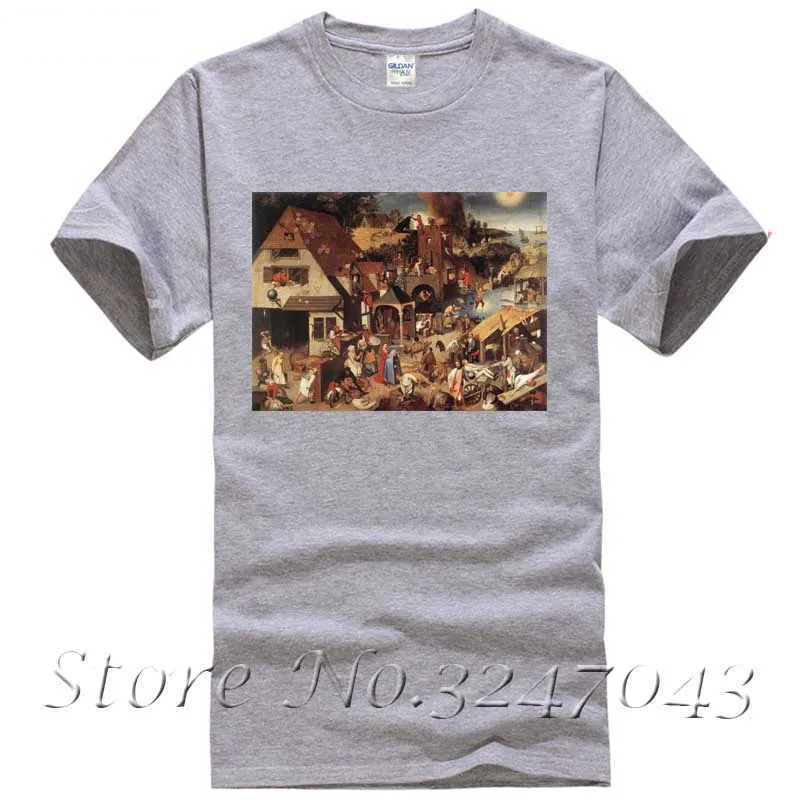 

Netherlandish Proverbs T Shirt by Pieter Bruegel The Younger Men's T-shirt