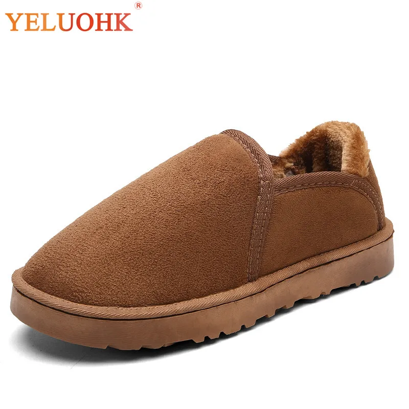 

Winter Slippers Men Plush Warm Home Shoes Indoor Winter Shoes Men Slip On Men Slipeprs