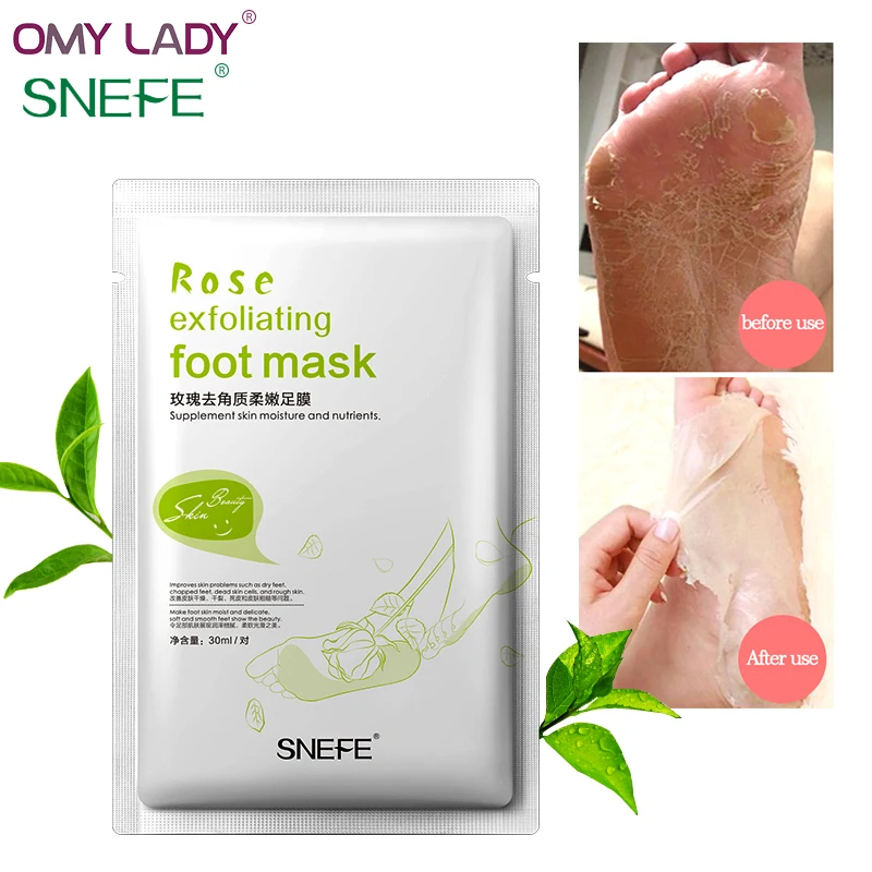 SNEFE foot Peeling Mask Foot Mask Pedicure Socks Lavender Extract