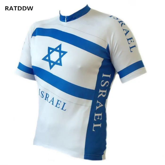 Israel Outdoor Sports Cycling Jersey Summer Bike Bicycle Short Sleeves