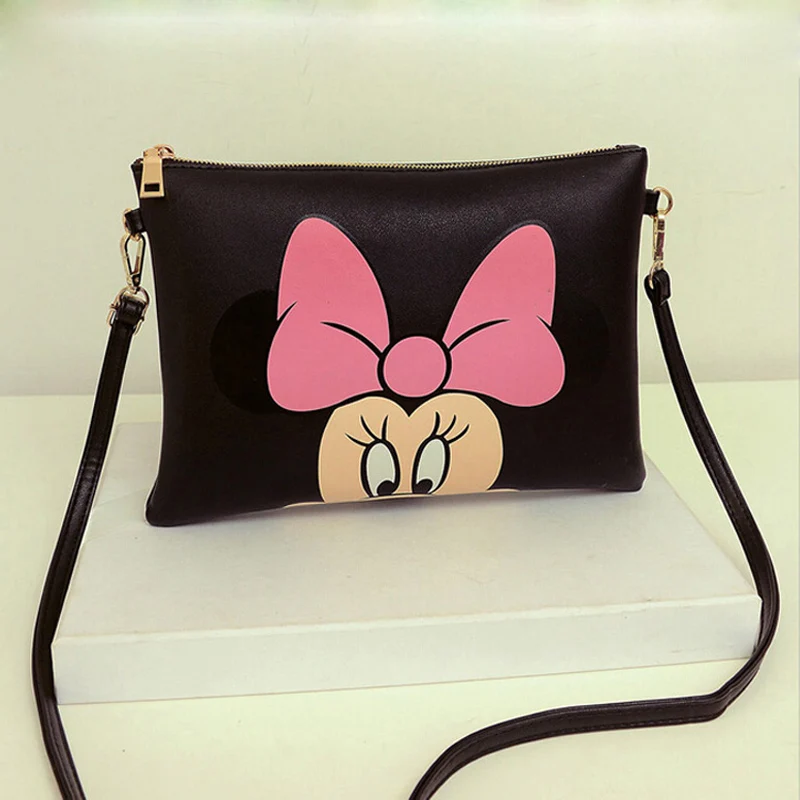  Women Hello Kitty Messenger Bags Minnie Mickey Bag Leather Handbags Clutch Bag Bolsa Feminina mochi - 32407569682
