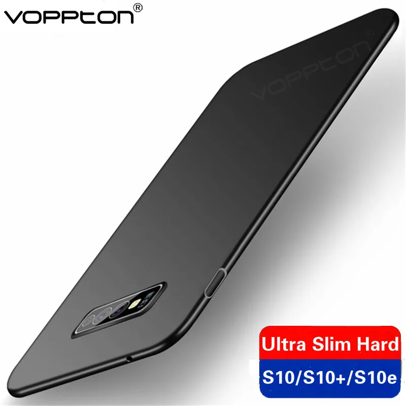 

Slim Hard PC Case For Samsung galaxy S10 Plus Case Matte Armor Back Cover For For Samsung galaxy S10 S10e Shockproof Funda
