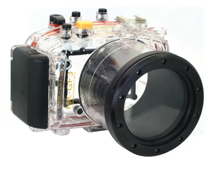 

Waterproof Underwater Housing Camera Housing Case for Panasonic Lumix GF3 14-42mm lens Meikon