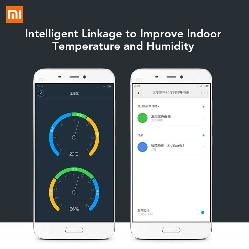 Xiaomi mi умный датчик температуры и Hu mi dity mi jia Умный домашний термометр датчик WiFi Пульт дистанционного управления по телефону mi APP