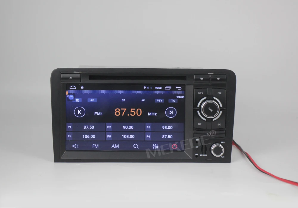 Best Android 7.1 2G RAM  Car DVD GPS For Audi/A3 2002-2011 With Wifi 4G GPS Navigation BT Radio Steering wheel control Canbus+8G MAP 21