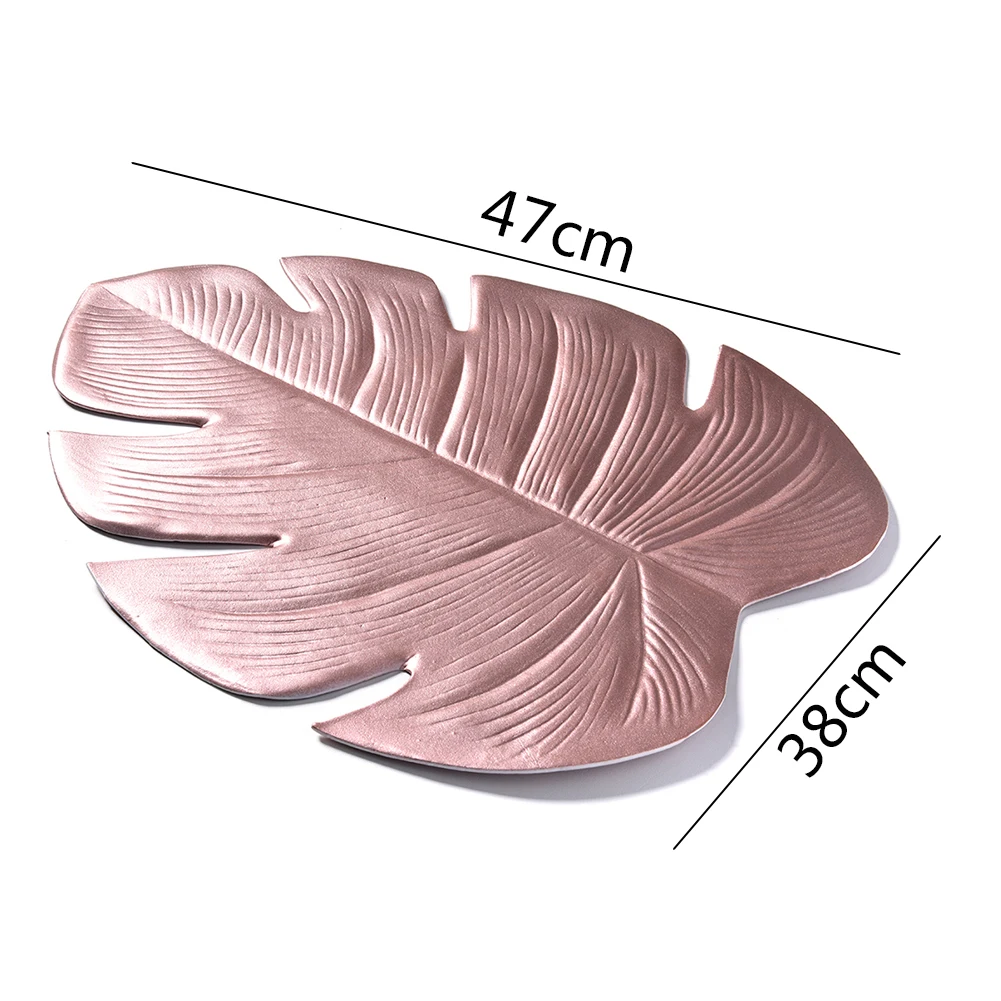 Коврик для кухонного стола Рождественская имитация растения Пальма золотой лист ПВХ Настольный коврик декоративная настольная подставка подставки домашний декор - Цвет: A1
