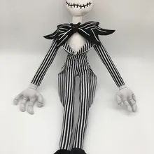 Кошмар до Рождества Джек Скеллингтон Салли черный скелет череп плюшевые игрушки мягкие куклы подарок на Хэллоуин игрушки