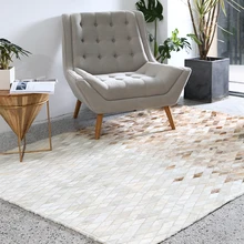 Стиль Натуральная Воловья кожа ковер пэтчворк для гостиной спальни очень большой 200*300 см для натурального ковра