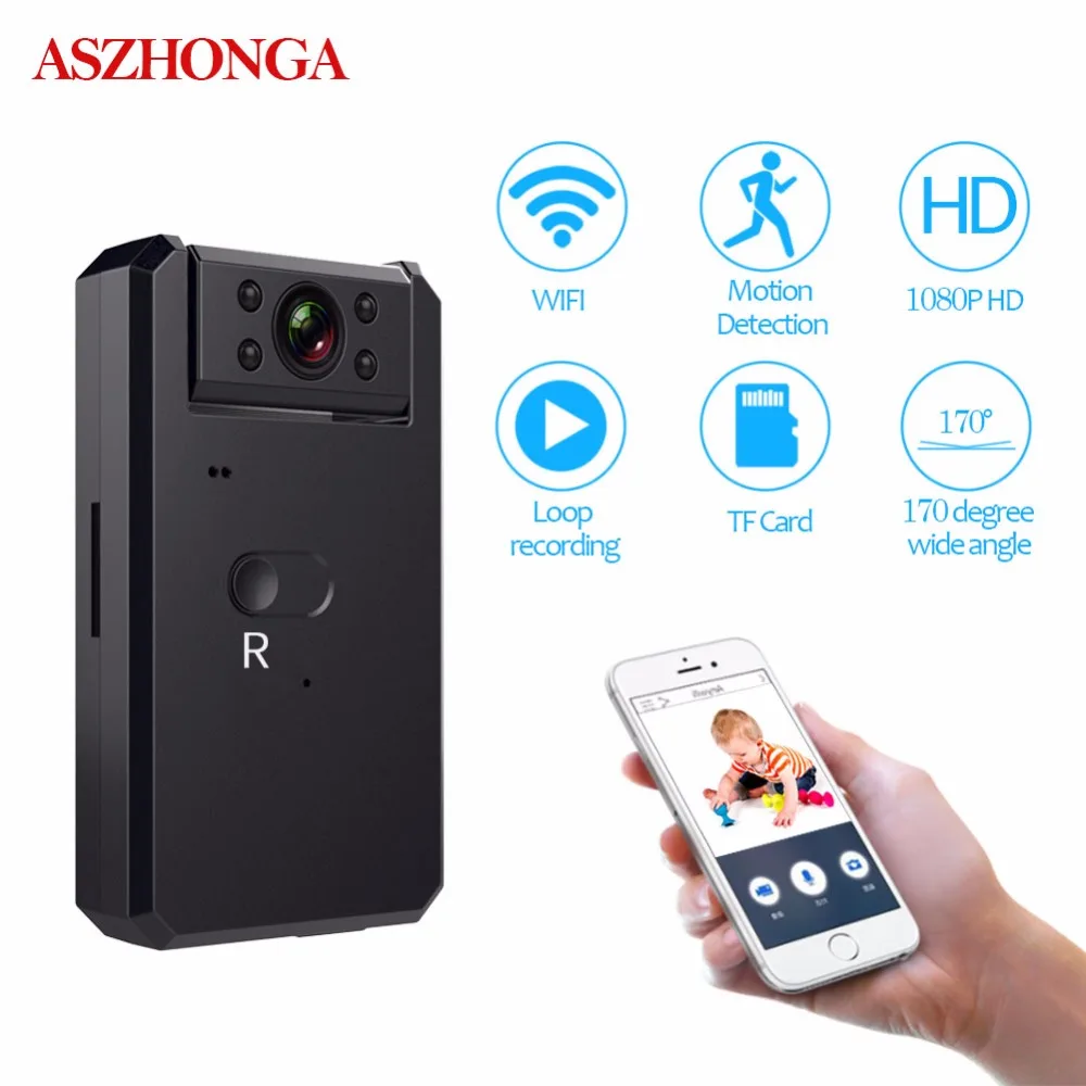 

Mini IP Camera Wireless Wi-Fi 4k/2k/1080p/720p Full HD Night Vision Portable Wide Angle 128GB TF Card USB Cpy Alarm CCTV Camera