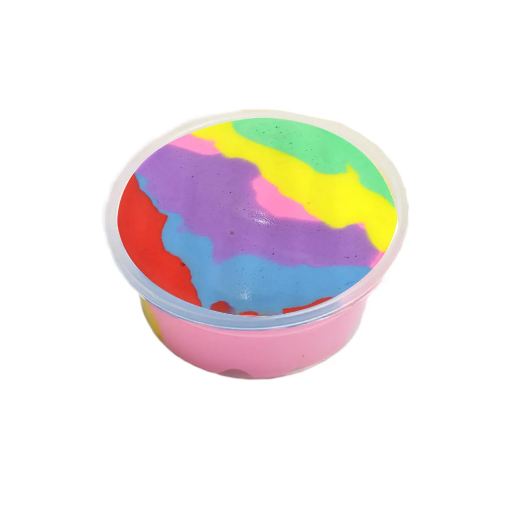 

Beautiful Color Mixing 60ml Scented Stress Relief Kids Clay Toy Cloud Slime Putty Scented Stress Kids Clay Creativity Toy@35