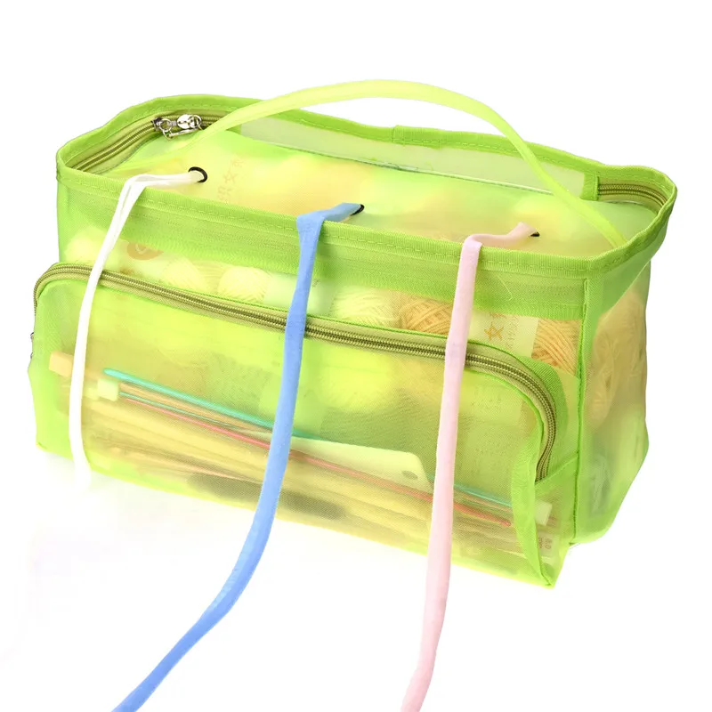 Yarn Storage Bag Portable Tote Easy to Crochet and Knitting Organization Storage for Accessories Household Knitting Bag For Mom (13)