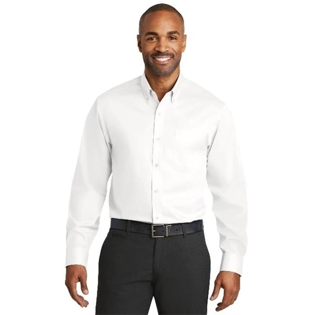 Red House RH78 Mens Non-Iron Twill Shirt White - Small