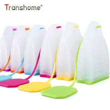 Transhome 1 шт. Красочные силикагель Чай Infuser творческий Силиконовые Чай Infuser Фильтр Чай горшок Чай сумки для чашек и бутылки